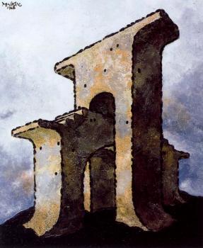 Georges Malkine : Canvas painting XLIX
